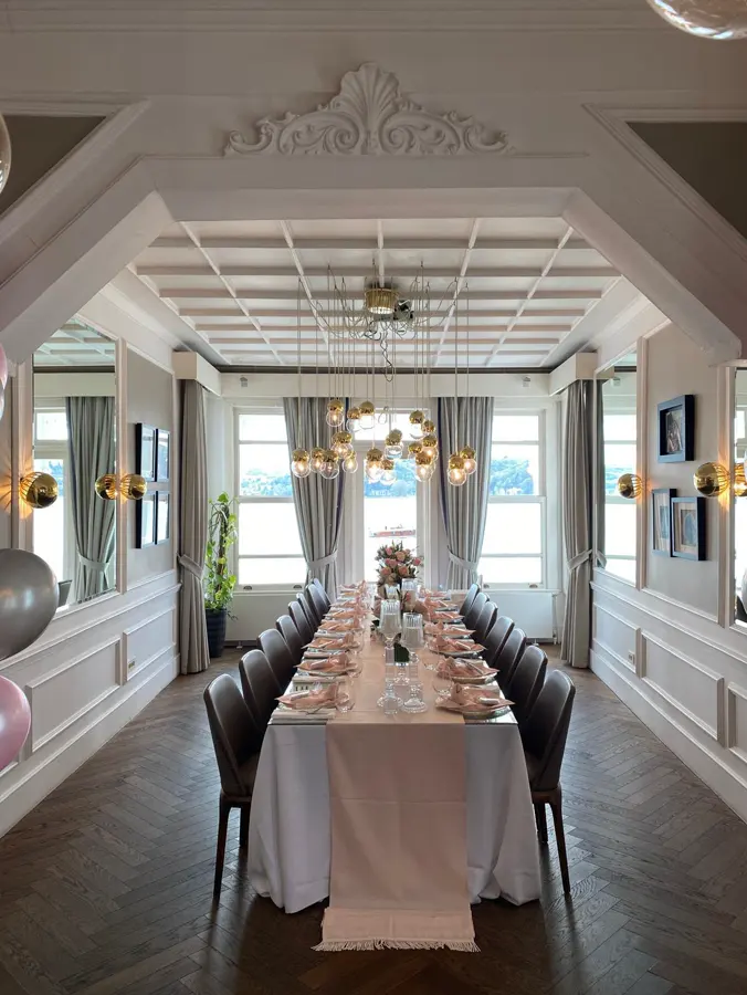 Private Reception at a Waterside Mansion